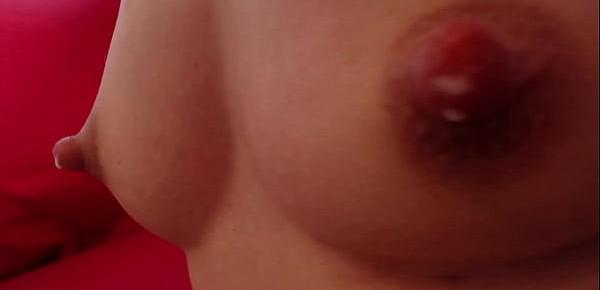  Close, closer, closest - closeup lactating, big nipples